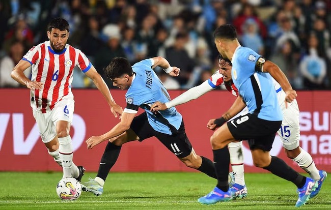 Màn so tài Paraguay vs Uruguay