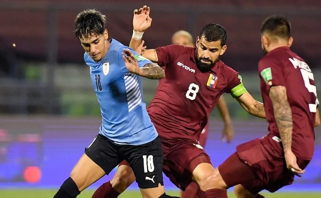 Màn so tài Uruguay vs Venezuela